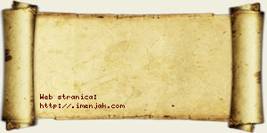 Aleksa Jakupi vizit kartica